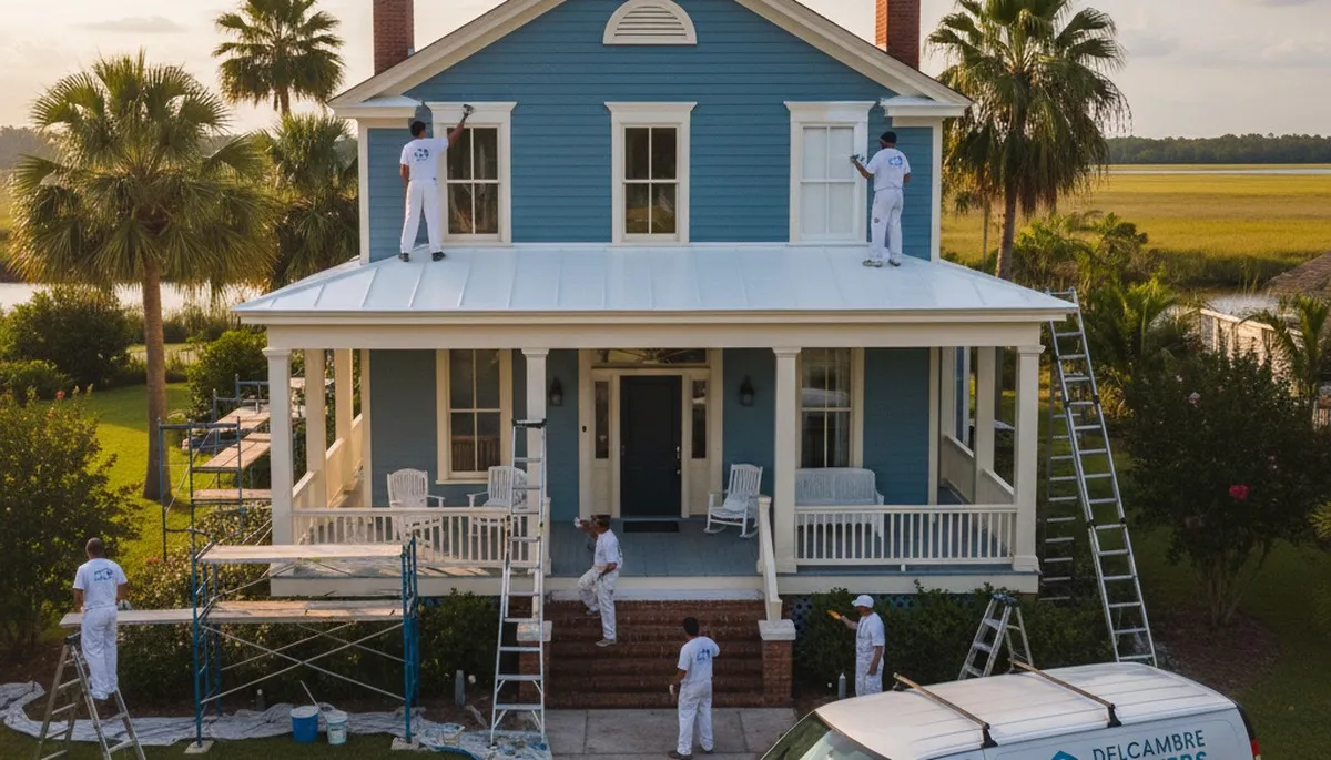 House painting team serving Lafayette, LA with professional interior and exterior painting services