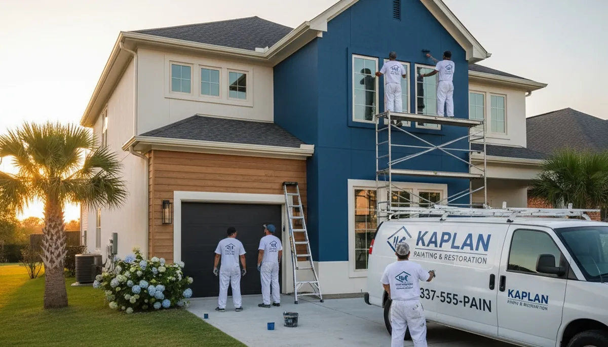 Lafayette, LA house painters providing professional interior and exterior painting services