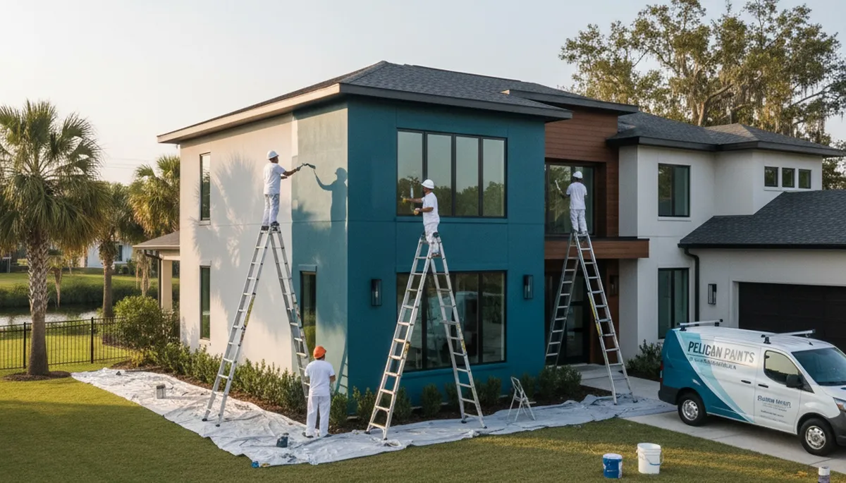 House painters in Lafayette, LA providing professional interior and exterior painting services